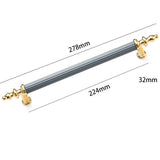 Modern Shiny Zinc Alloy Cabinet Handles