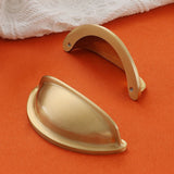 Modern Brass Cabinet Cup Pulls