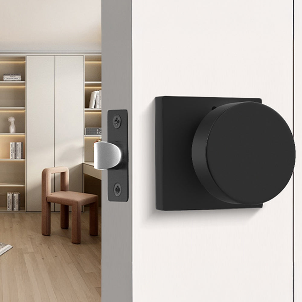 Zinc Alloy Square Passage Interior Door Knobs for Bedroom