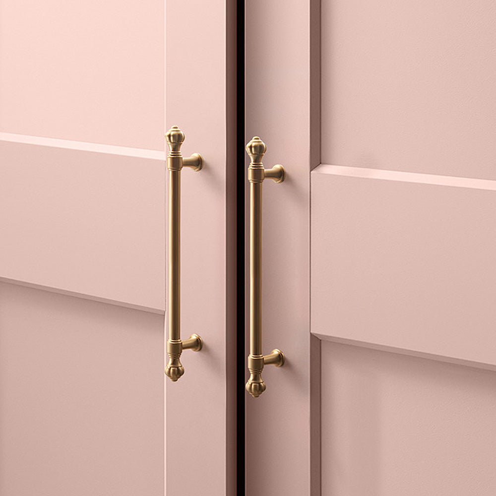Gold Stylish Pumpkin Head Wardrobe Cabinet Pulls