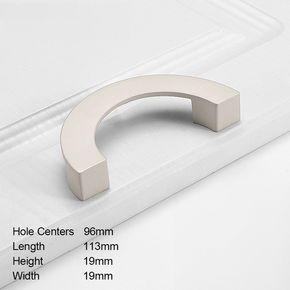 Cream Style Flush Sliding Hidden Drawer Pull