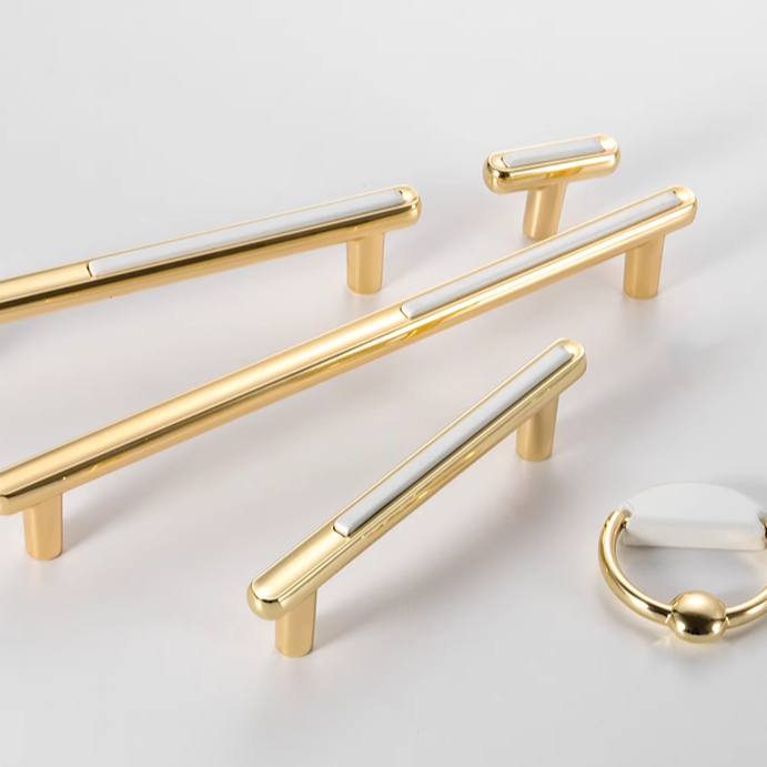 Modern Two-Tone Cabinet Handles Wardrobe Pulls