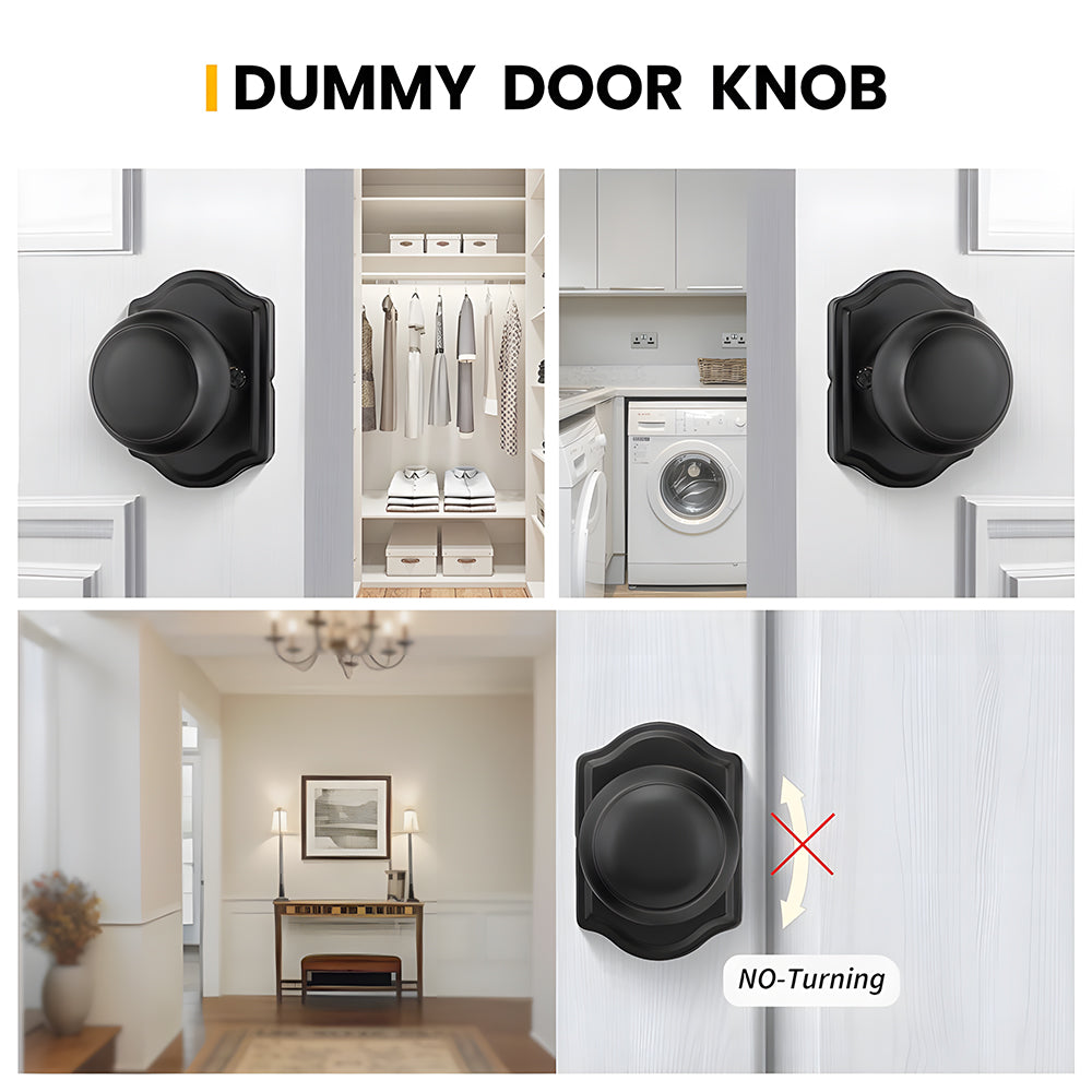 ‎2 Pack Stainless Steel Interior Dummy Door Knob