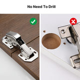 90 Degree Full Overlay Soft Closing Frameless Cabinet Doors Hinges