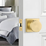 Heavy Duty Square Door Knobs for Closet Doors Hallway Bathroom