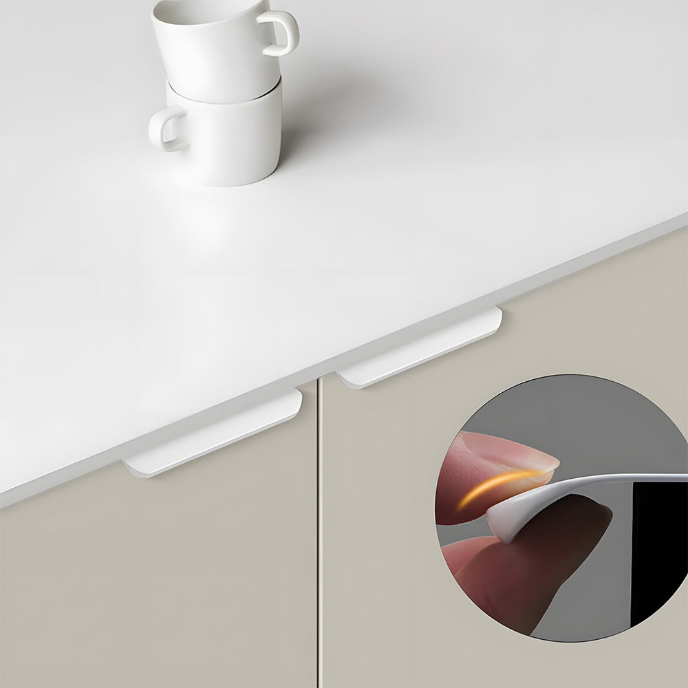 Multicolored Simple Invisible Finger Cabinet Drawer Handle