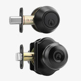 Keyed Entry Front Door Knob Set with Deadbolt