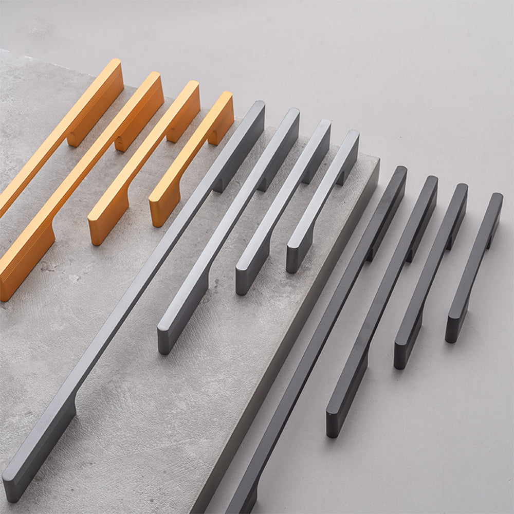 Aluminum Alloy Extended Cabinet Handles Drawer Knobs for Kitchen