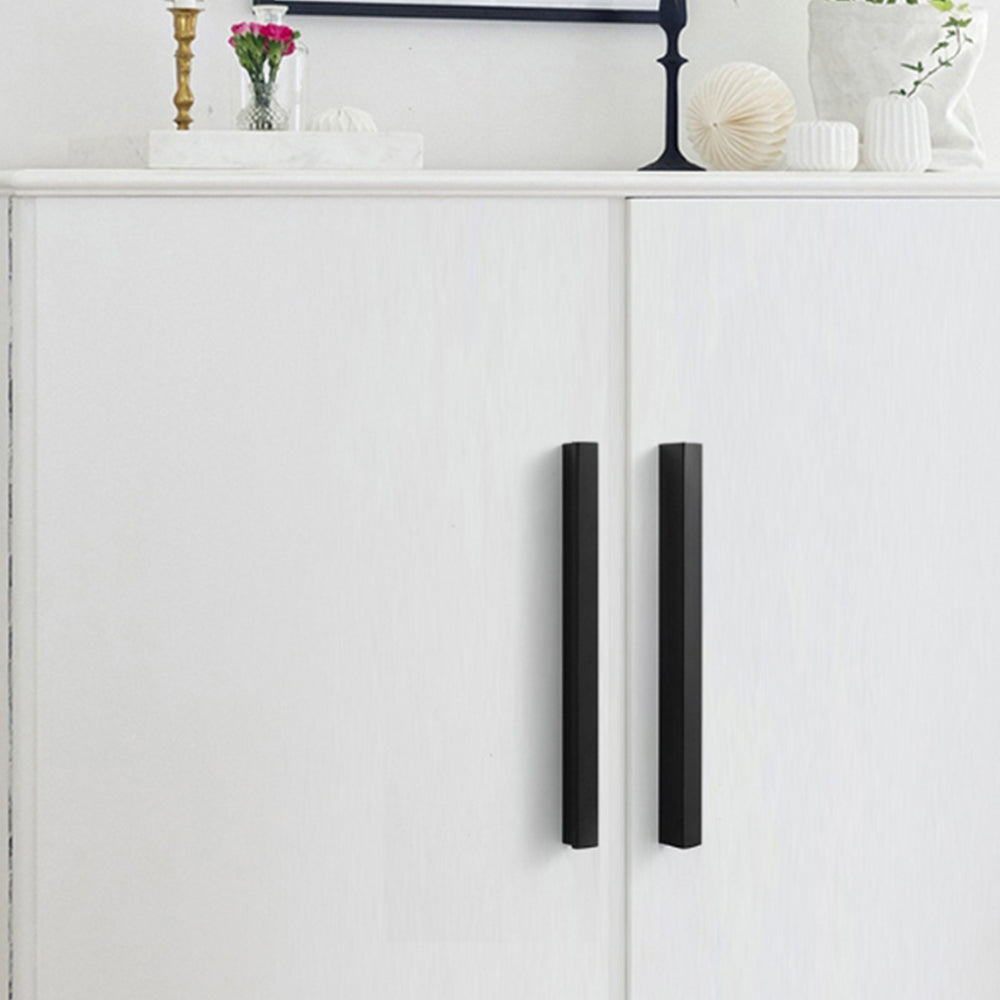 Modern Black Invisible Finger Edge Cabinet Pull