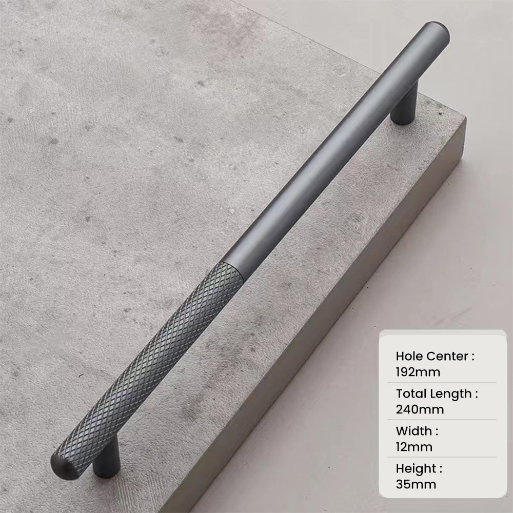 Stylish Patchwork Knurled Wardrobe Handle