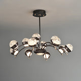 Transparent round chandelier