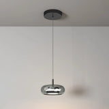 Smoked round rope pendant