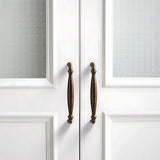 Neoclassical Pastoral Simple European Brass Cabinet Handle