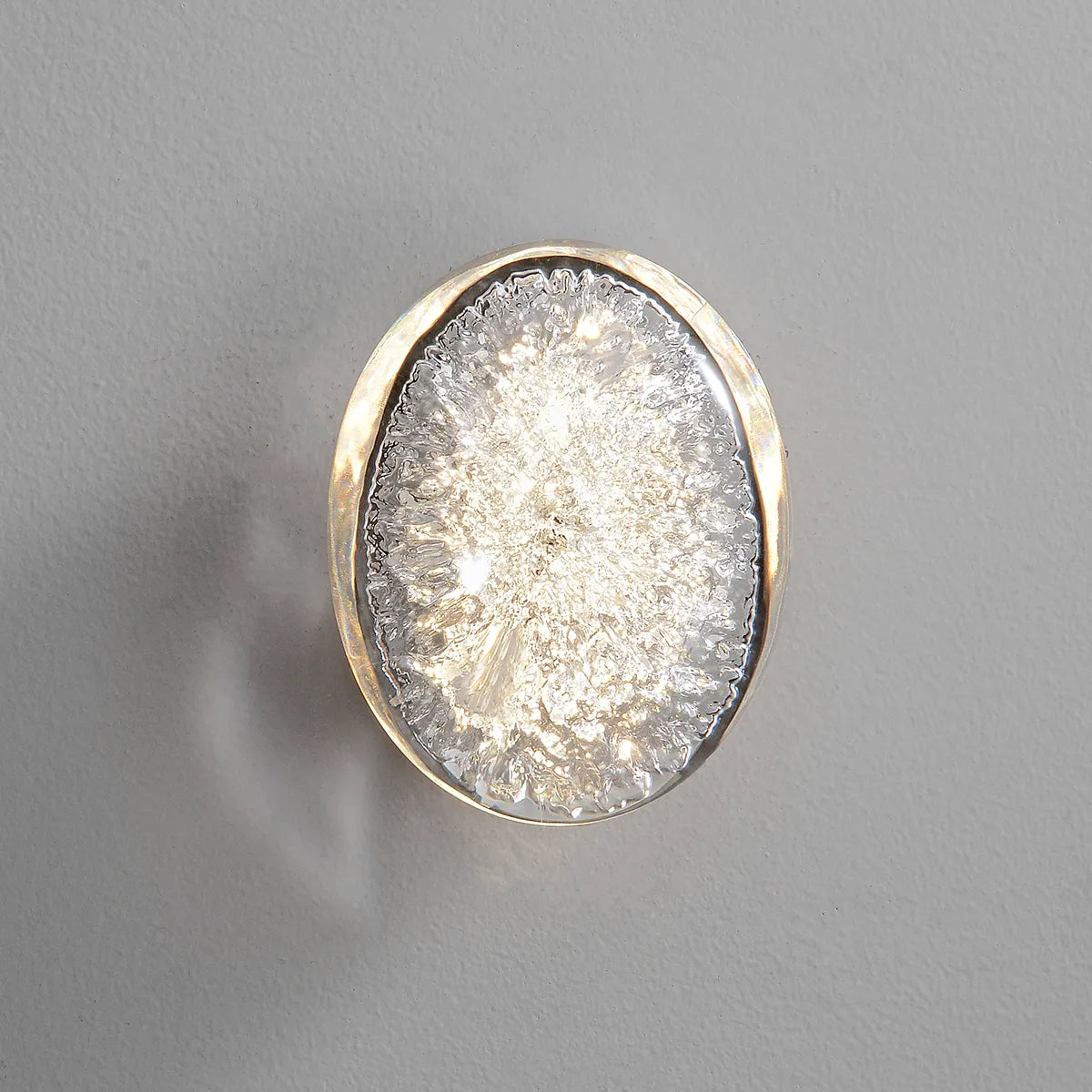 Metal Wall Light with Acrylic Shade