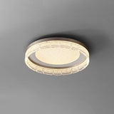 Circular acrylic embedded installation
