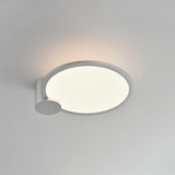 Circular acrylic ceiling-mounted installation