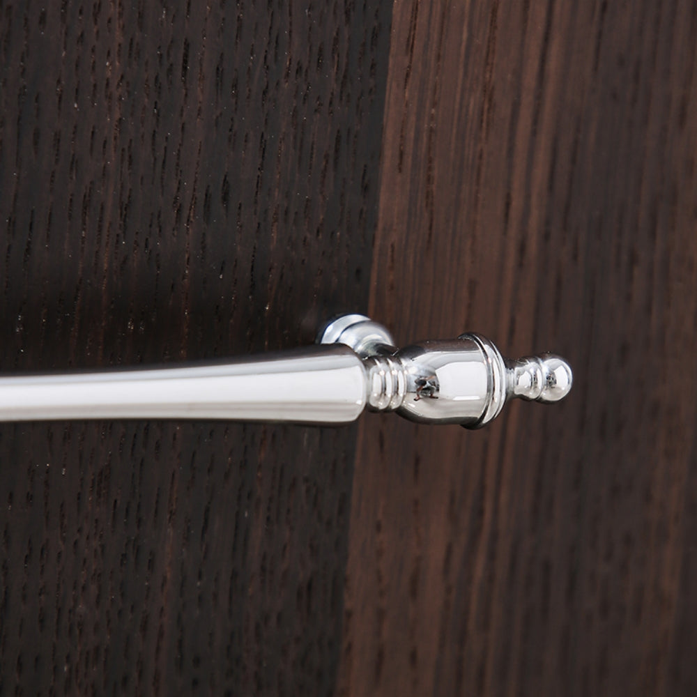Chrome-Plated Drawer Handle Wardrobe Handle Bright Silver Cabinet Door Handle