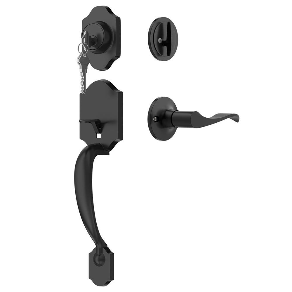 Zinc Alloy Entry Door Lock Front Door Handlesets