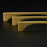 Modern Gold Brass Cabinet and Drawer Handles