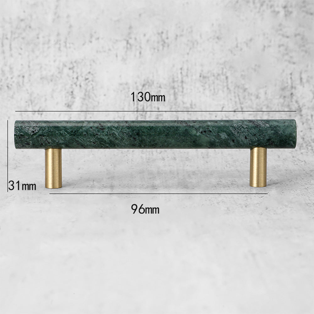 Modern Marble&ZincAlloy T-Bar Kitchen Cabinet Pulls