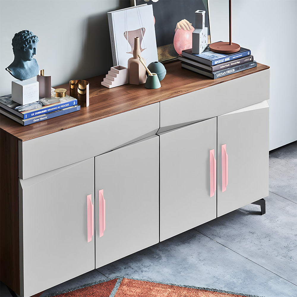 Trapezoidal Modern Kitchen Cabinet Drawer Handle