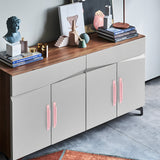 Trapezoidal Modern Kitchen Cabinet Drawer Handle