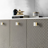 Zinc Alloy Modern Gold Black Chrome Kitchen Handles