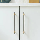 Modern Simple Luxury Silver Stainless Steel Cabinet Handles