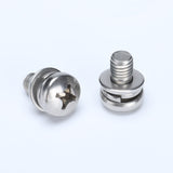 Goldenwarm Round Head Carriage Screw Coach Bolt, diameter 0.65in