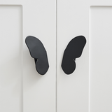 Unique Butterfly Drawer Pulls Modern Black Wardrobe Knob Cabinet Pulls