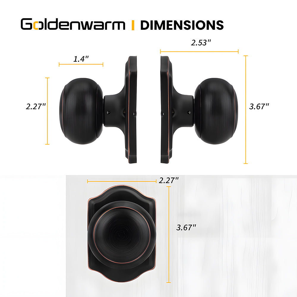 ‎2 Pack Stainless Steel Interior Dummy Door Knob