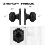 ‎2 Pack Stainless Steel Interior Dummy Door Knob