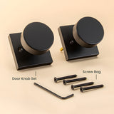 Heavy Duty Square Door Knobs for Closet Doors Hallway Bathroom