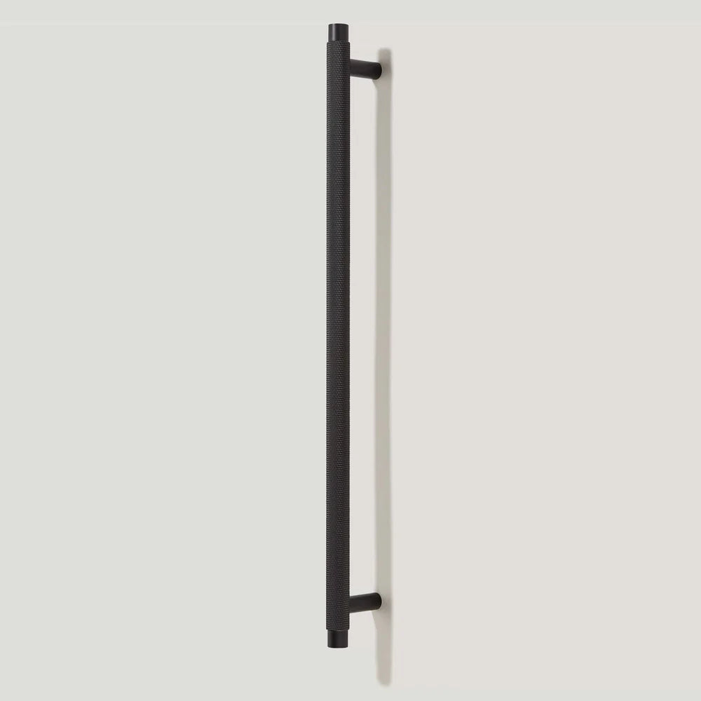 Brass Knurled T-Bar Cabinet Drawer Handles