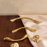 Pure Brass Shell Dresser Handles