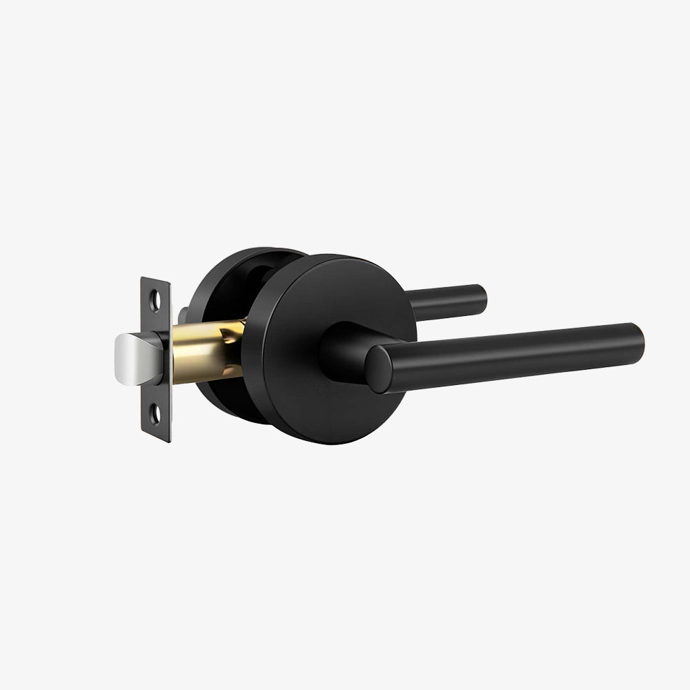 Zinc Alloy Gold Black Door Lever Handles