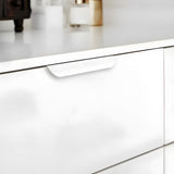 Multicolored Simple Invisible Finger Cabinet Drawer Handle