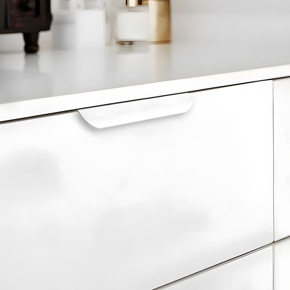 Multicolored Simple Invisible Finger Cabinet Drawer Handle