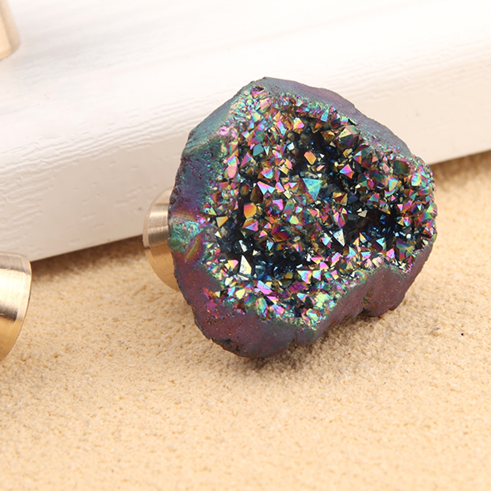 Shining Crystal Single Hole Crystal Wardrobe Knob