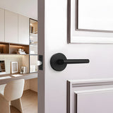 Zinc Alloy Gold Black Door Lever Handles