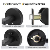 Round Interior Door Levers Handles