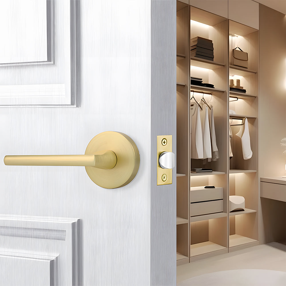 Round Interior Door Levers Handles