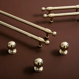 Long Brass Bar Gold Cabinet Handles