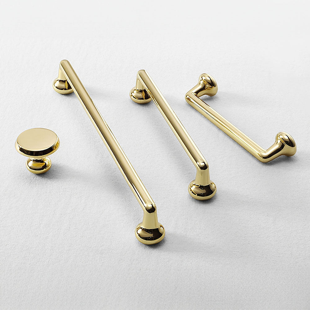 Classic Zinc Alloy Long Solid Cabinet Handles and Knobs
