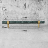 Stylish Marble & Zinc Alloy T-Bar Kitchen Cabinet Handles
