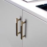 Modern Two-Tone Cabinet Handles Wardrobe Pulls
