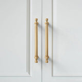 Modern T-Bar Gold Cabinet Handles