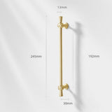 Brushed Brass Drawer Pulls for Cabinet