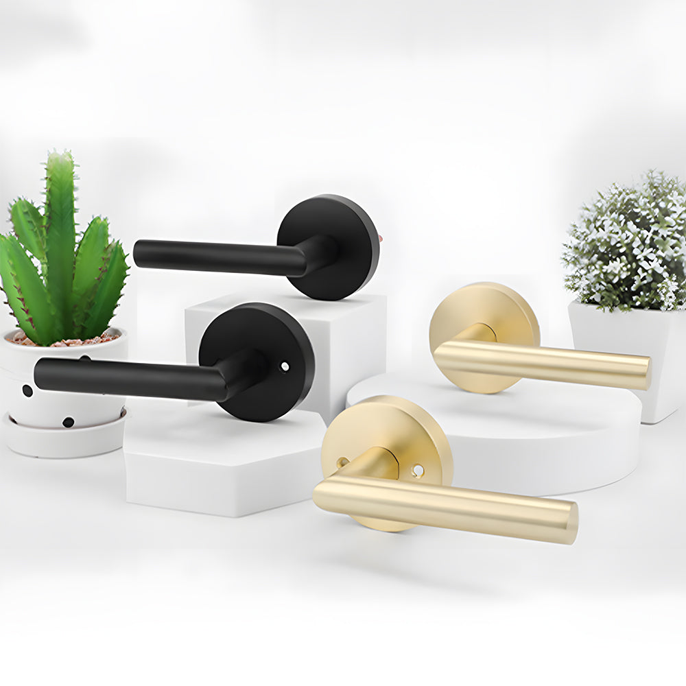 Zinc Alloy Closet Door Lever Handles for Hallway Doors