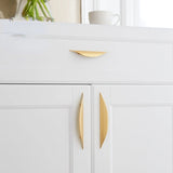 Half Moon Finger Edge Cabinet Handles Door Hardware